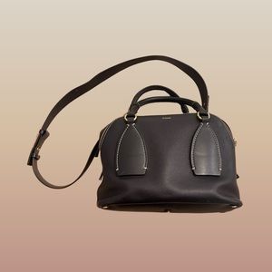 Chloé Daria Bag - Large - Navy Leather